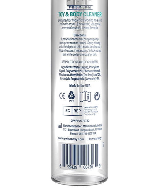 Swiss Navy Toy & Body Foaming Cleaner - 7 Oz