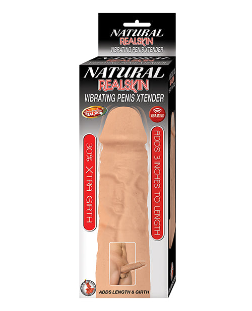 Natural Realskin Vibrating Penis Xtender -