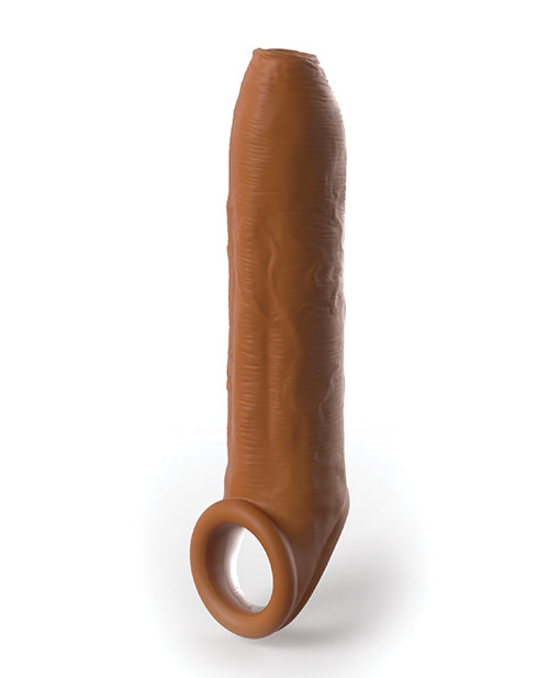 Fantasy X-tensions Elite Uncut 7" Extension Sleeve W-strap - Tan